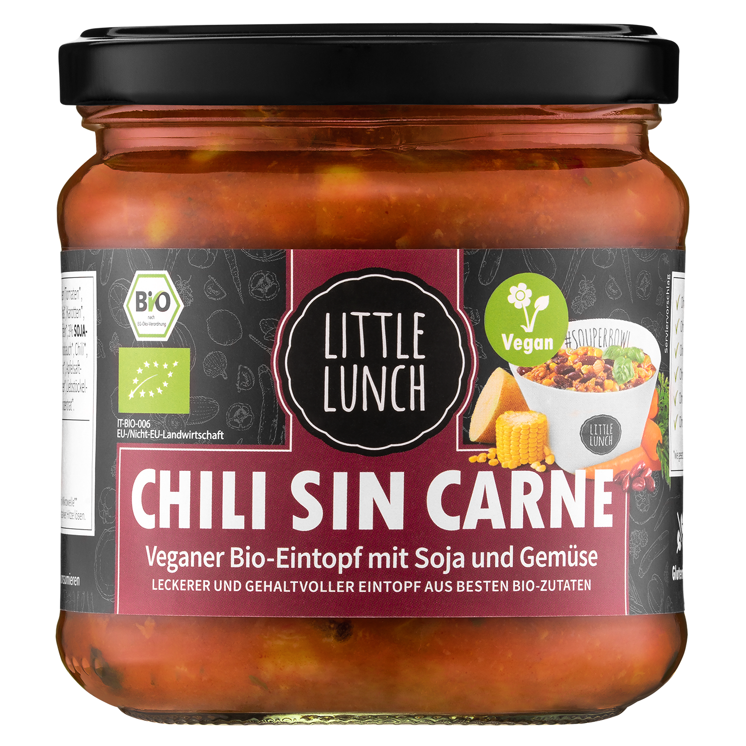 Little Lunch Bio Chili sin Carne 350 ml