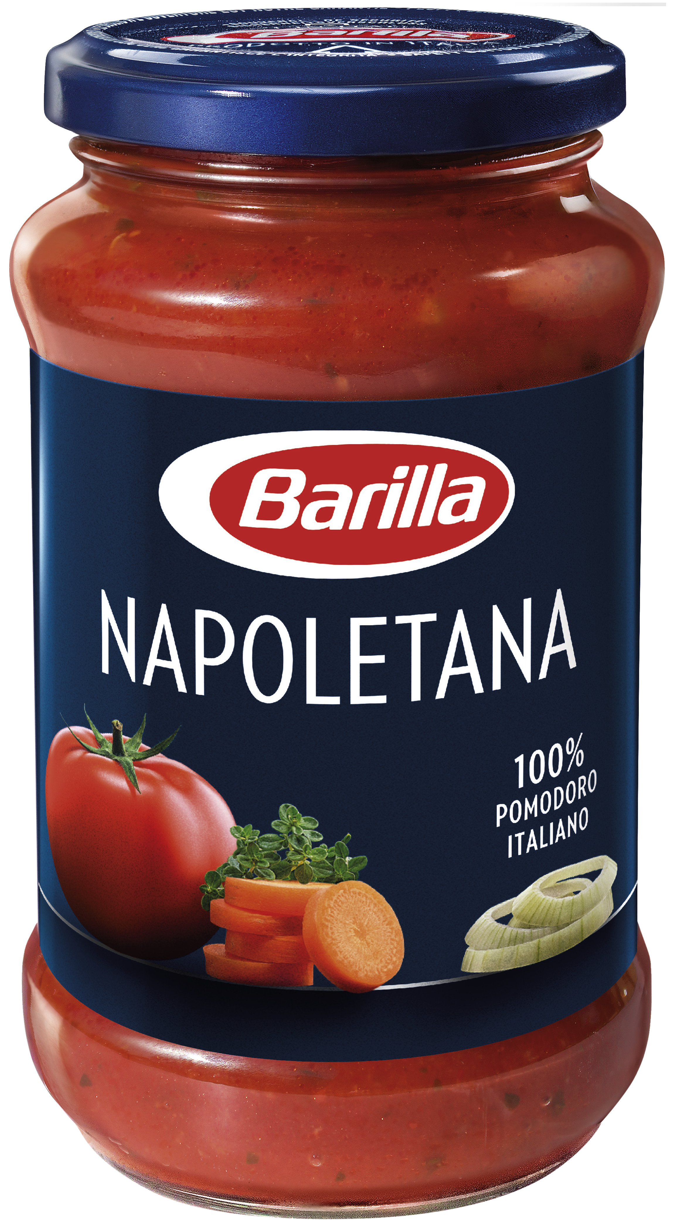 Glutenfreie Tomatensauce mit Zwiebeln und Kräutern Napoletana von Barilla 400g