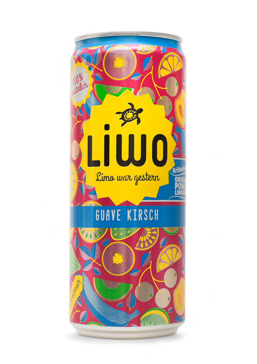 LIWO Guave Kirsch, koffeinhaltiges Erfrischungsgetränk