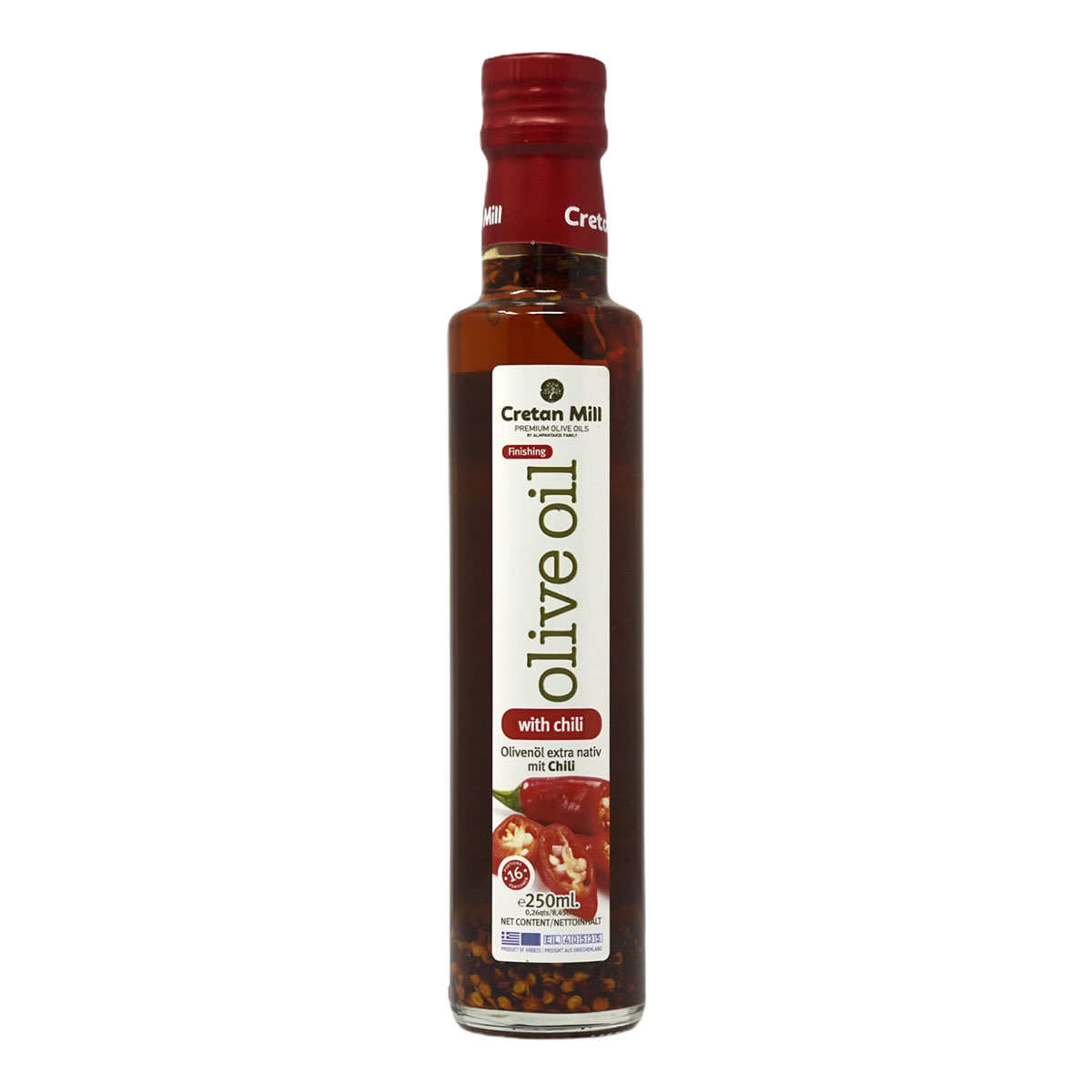 Cretan Olivenöl Chili 250ml Cretan Olivenöl Chili 250ml