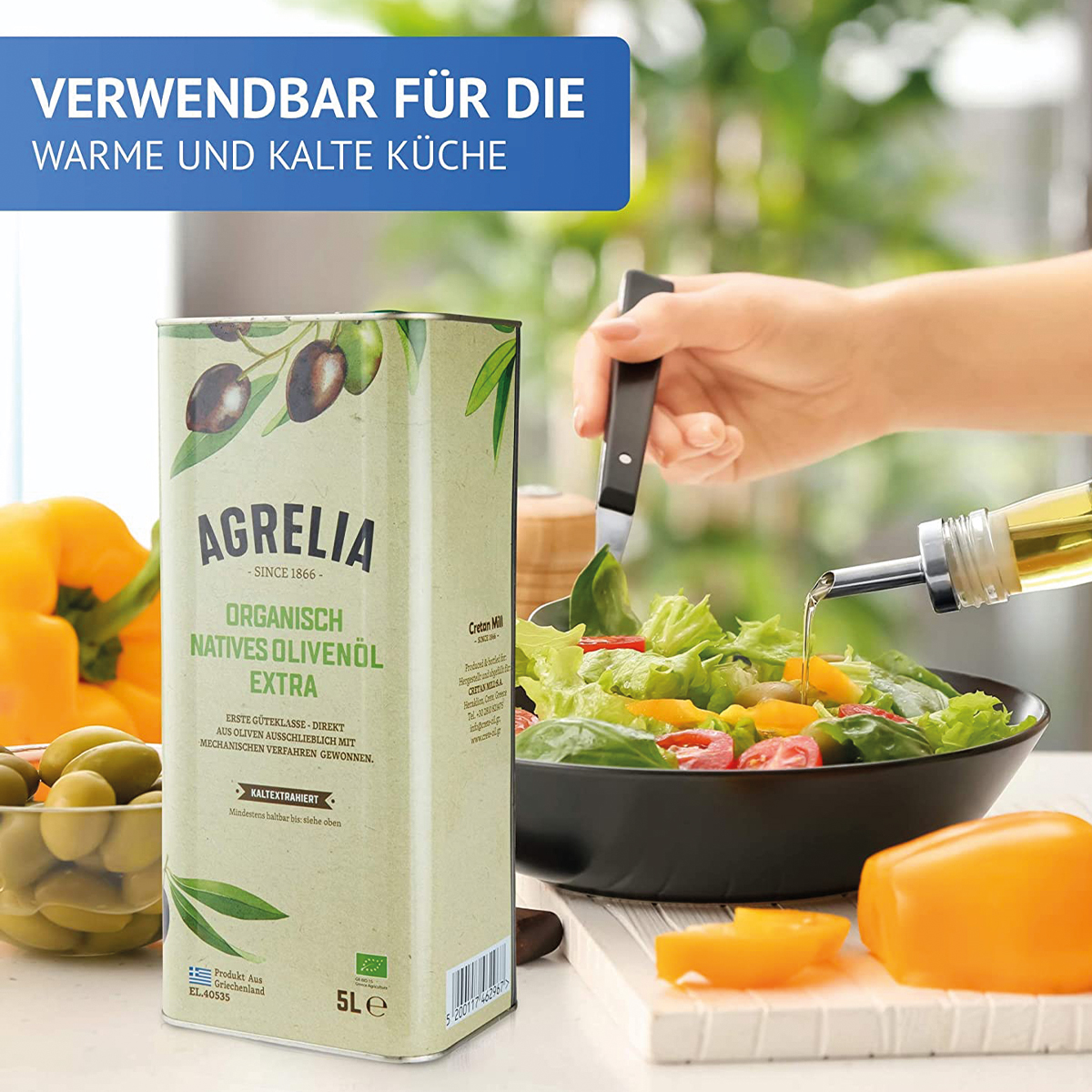 Olivenöl Bio Agrelia 5l Olivenöl BIo Agrelia 5l