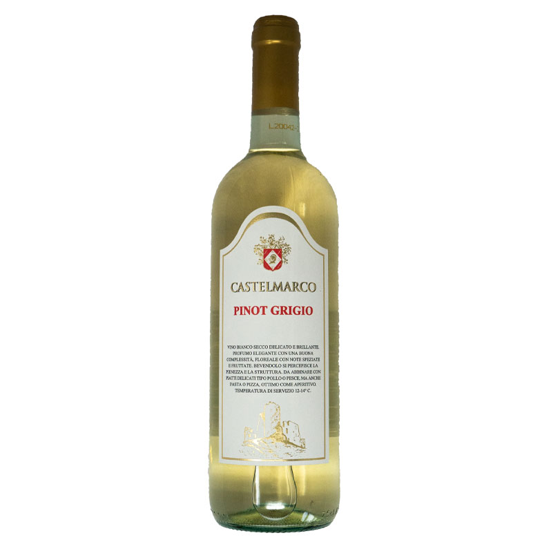 Castelmarco Pinot Grigio IGP italienischer Weißwein trocken 0,75l