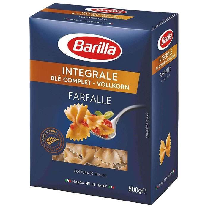 Barilla Pasta Nudeln Farfalle Vollkorn Integrale 500g