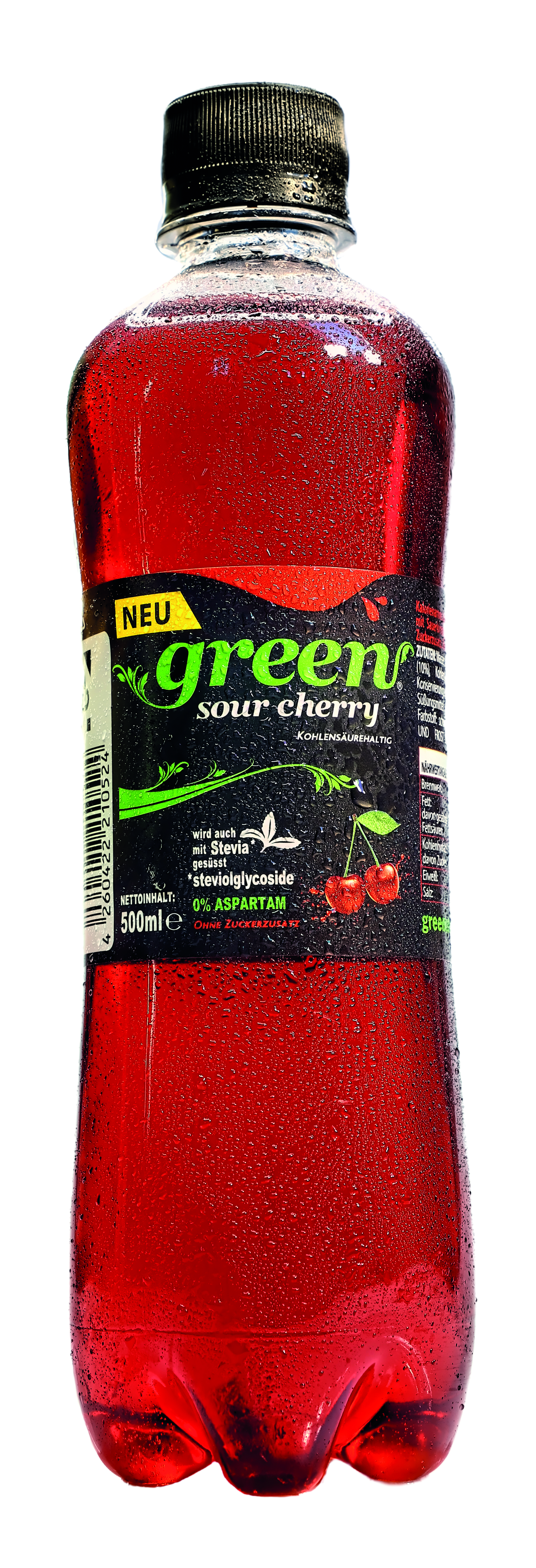 Green Cola Sour Cherry ink. 0,25€ Pfand