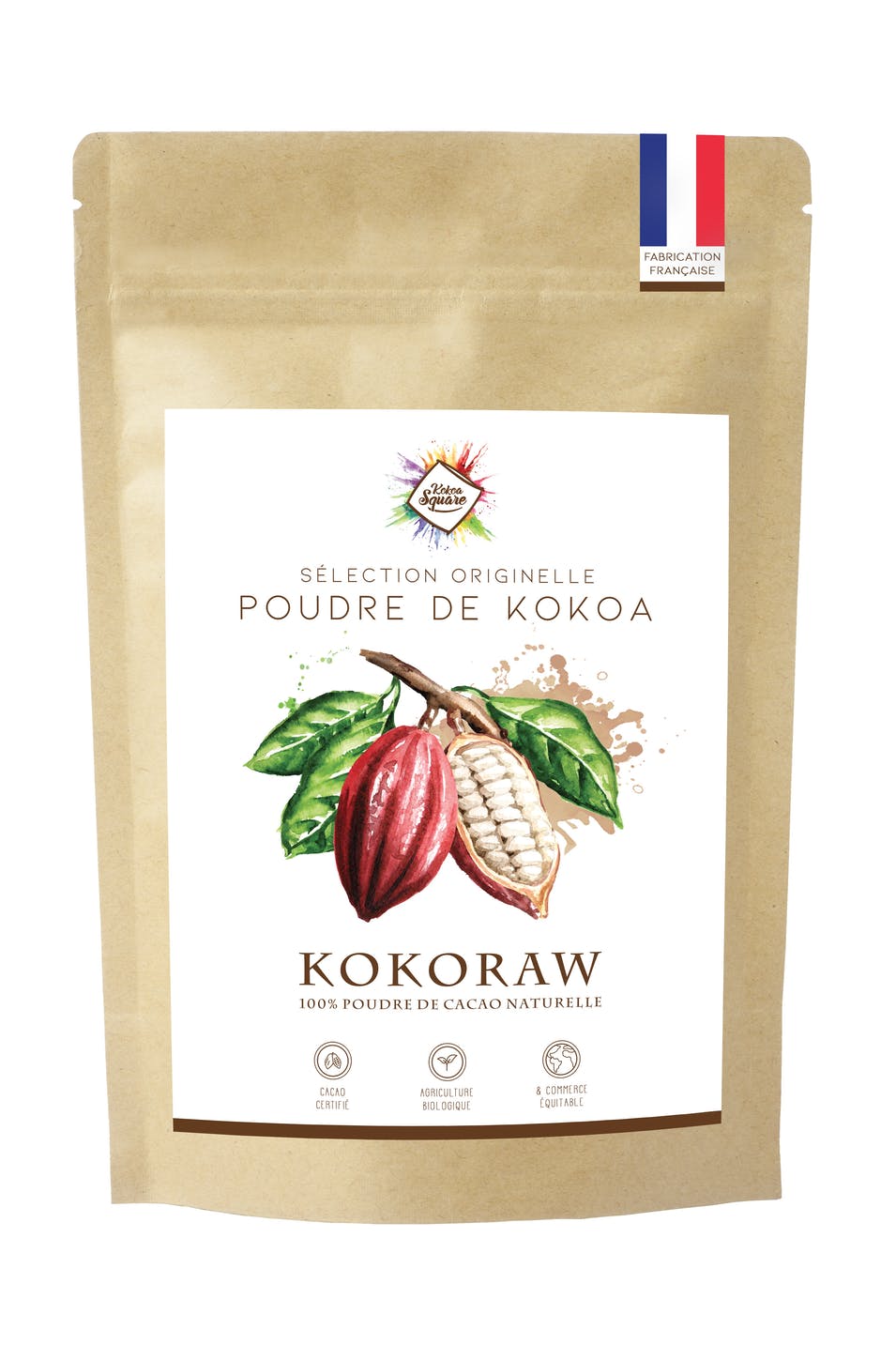 Kakao aus Saint Domingue 100g, Kokoa Square - Kokoraw