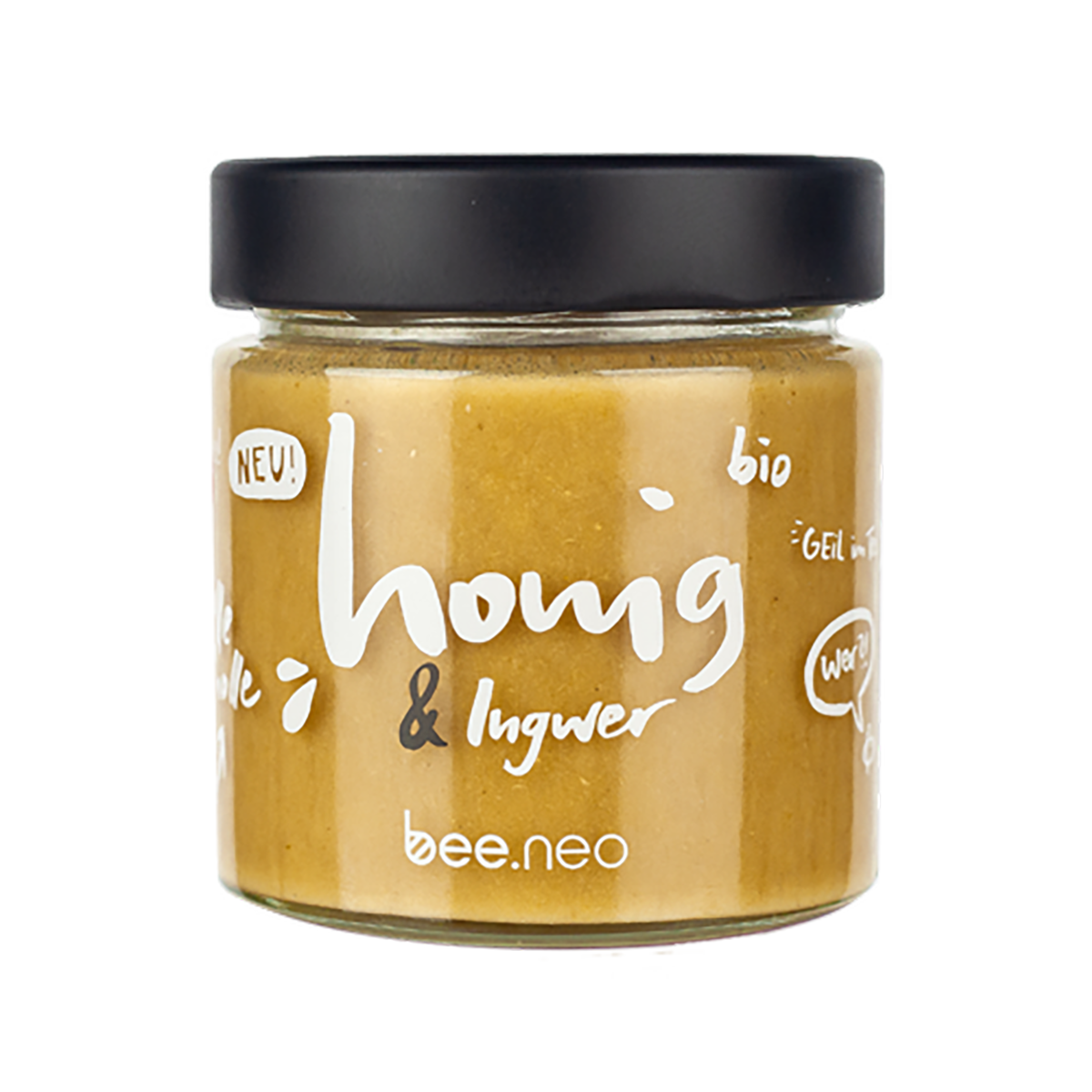 Honig mit Ingwer mehr als Brotaufstrich - bee.neo 230g