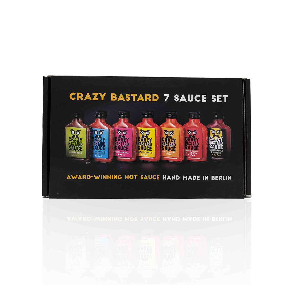 7 vegane Saucen Set - Crazy Bastards 7x100ml