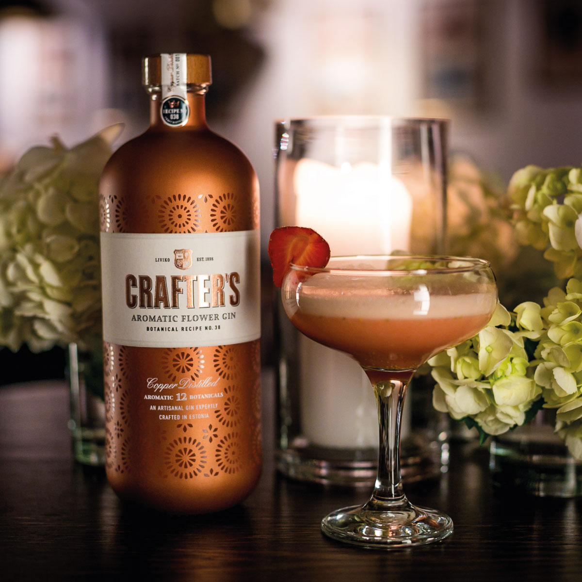 Crafter`s Flower Gin, 44,3% Vol. 0,7l Crafter`s Flower Gin, 44,3% Vol. 0,7l