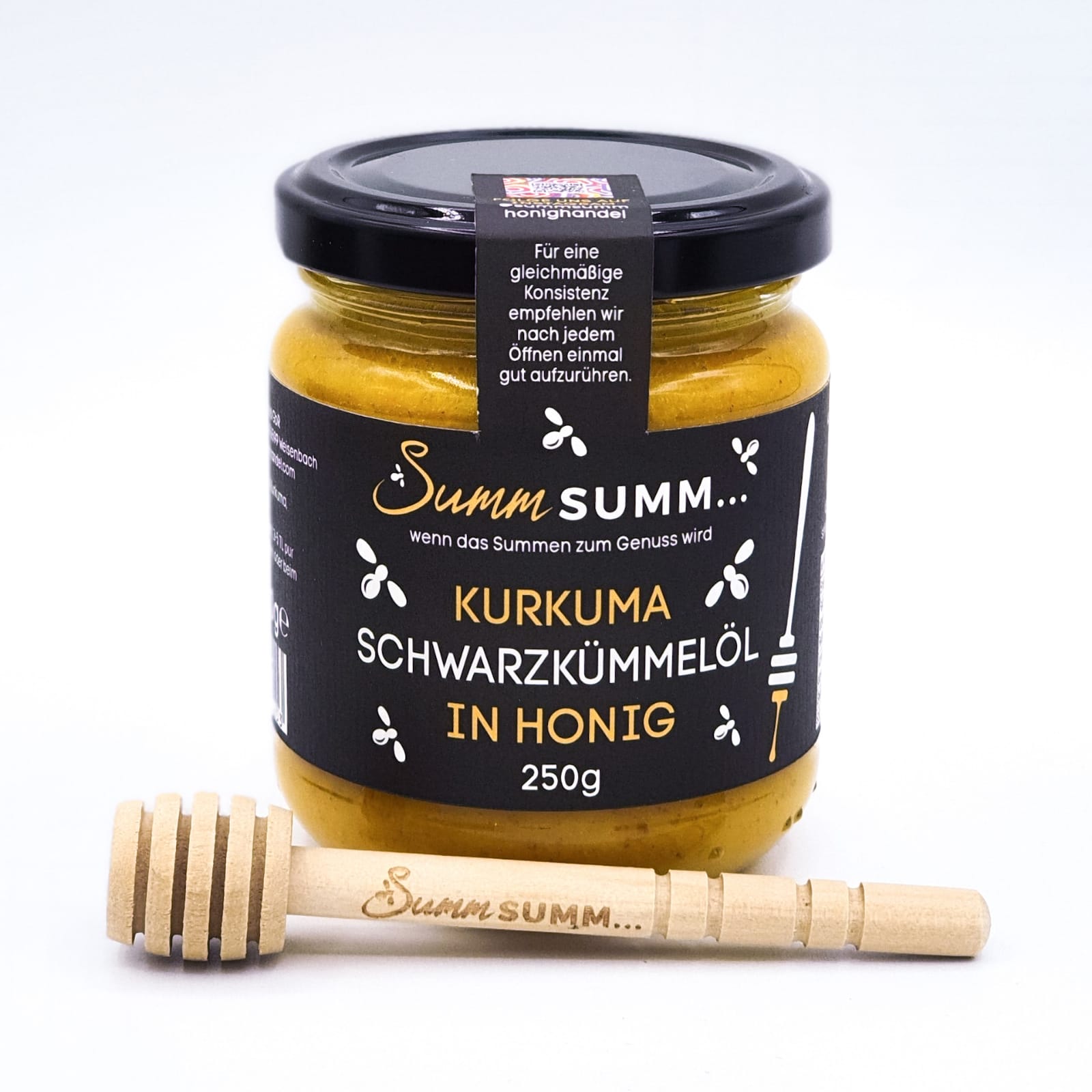 Kurkuma & Schwarzkümmelöl in Honig 250 g
