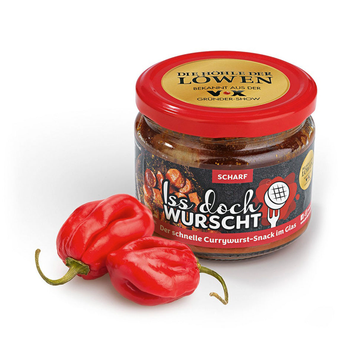 Currywurst-Snack Scharf - Iss Doch Wurscht, 250g