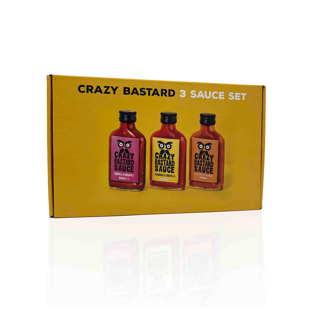 3 vegane Saucen Bestseller Set - Crazy Bastards 3x100ml
