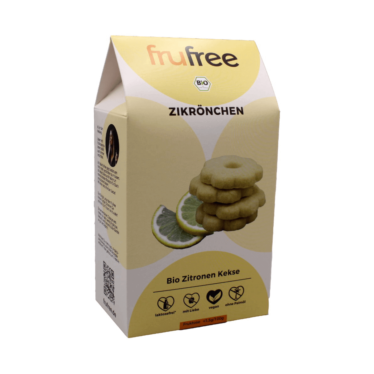 Zikrönchen, Bio Zitronen Kekse 125g FruFree