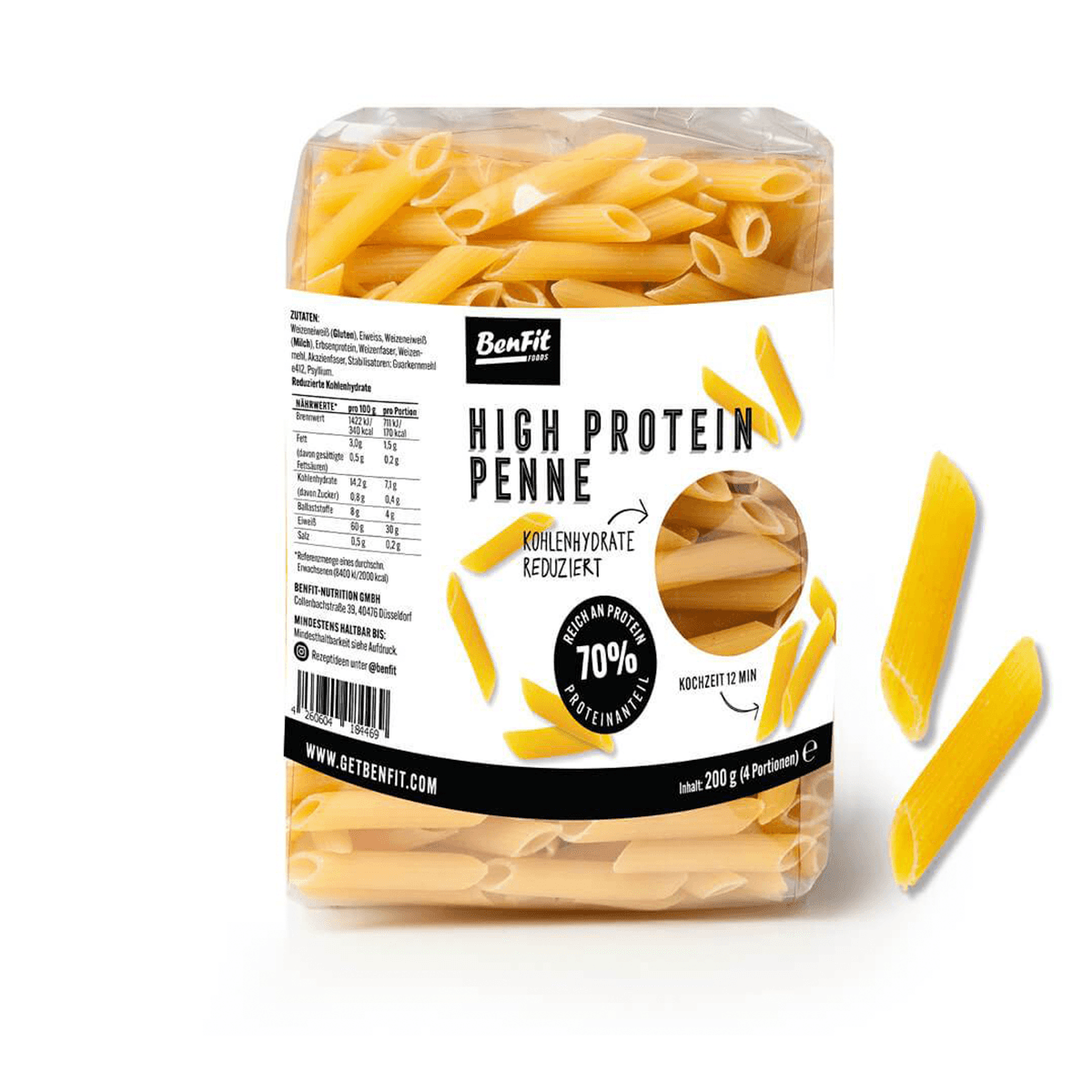 Protein low carb Nudeln (Penne) - BenFit 200g