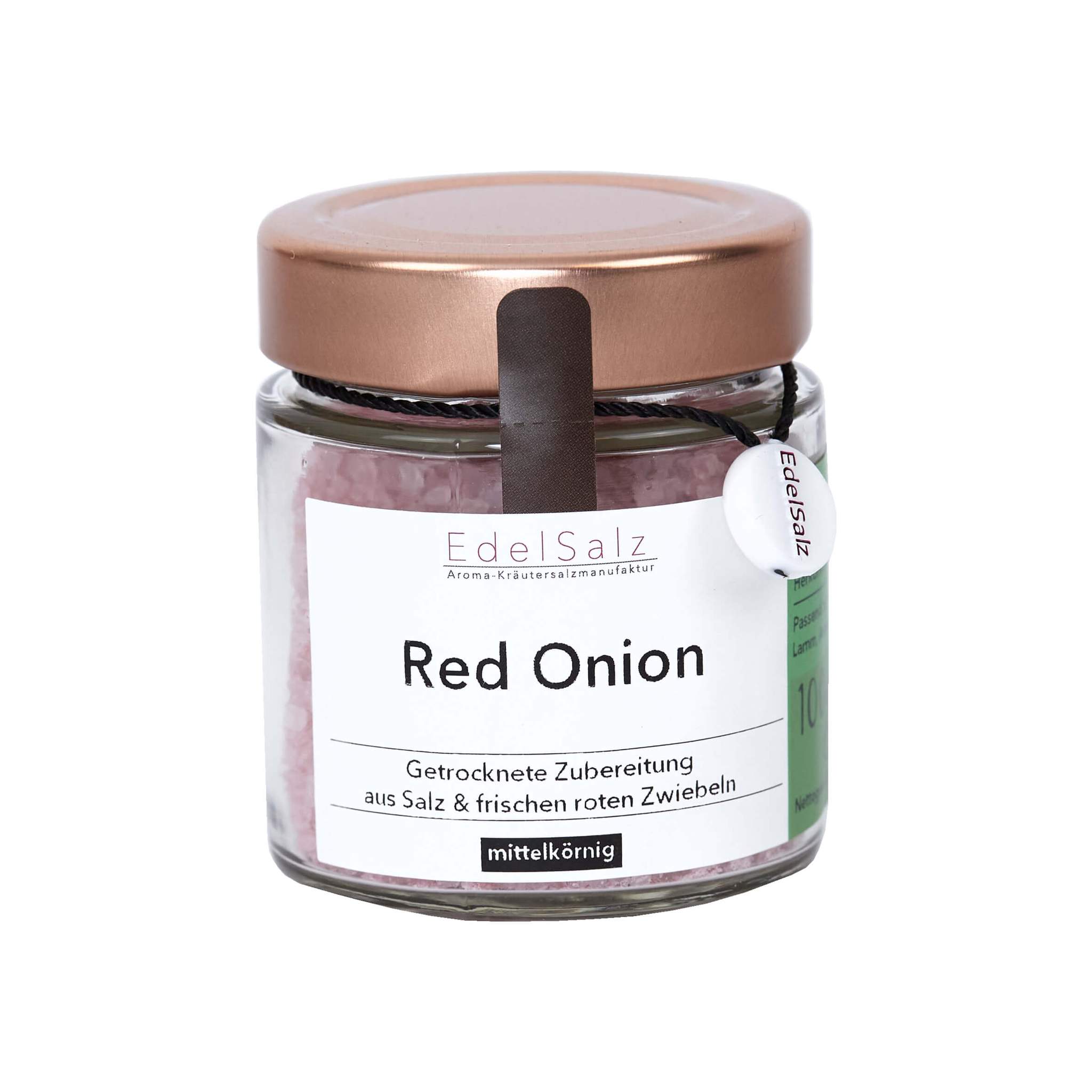 Edelsalz - Red Onion mit Salz | 100g | mittelkörnig