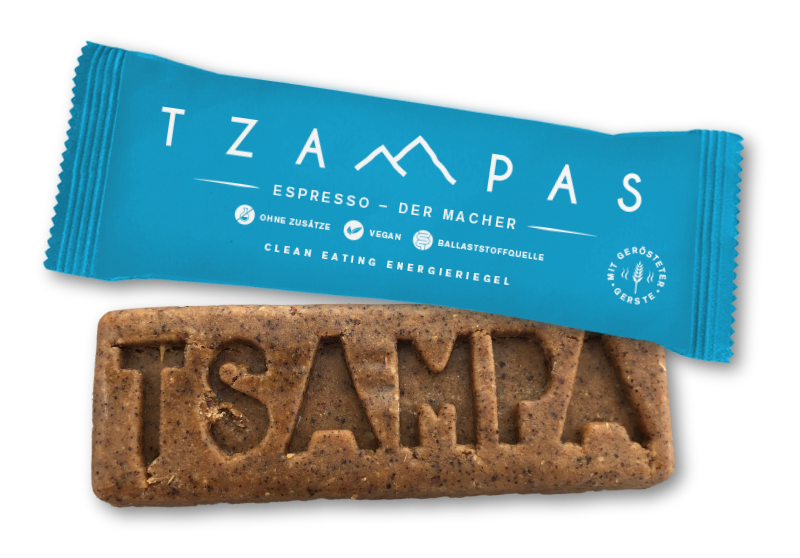 TSAMPA Energieriegel Espresso – Bio & Vegan 40g