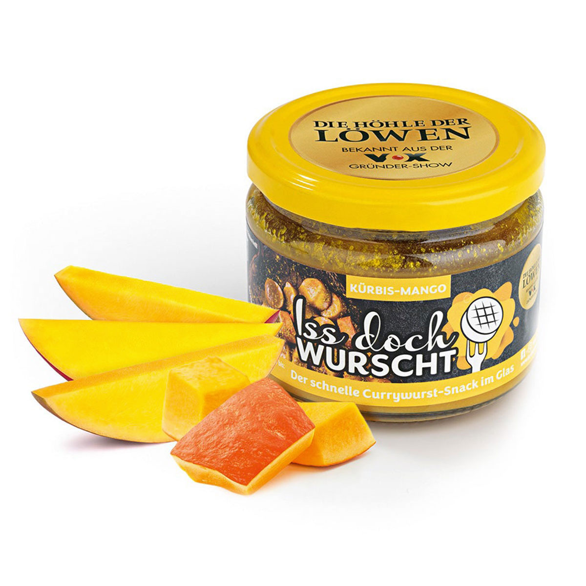 Currywurst-Snack Kürbis-Mango - Iss Doch Wurscht, 250g